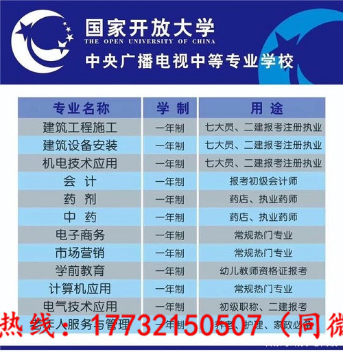 電大中專自己怎么報名？